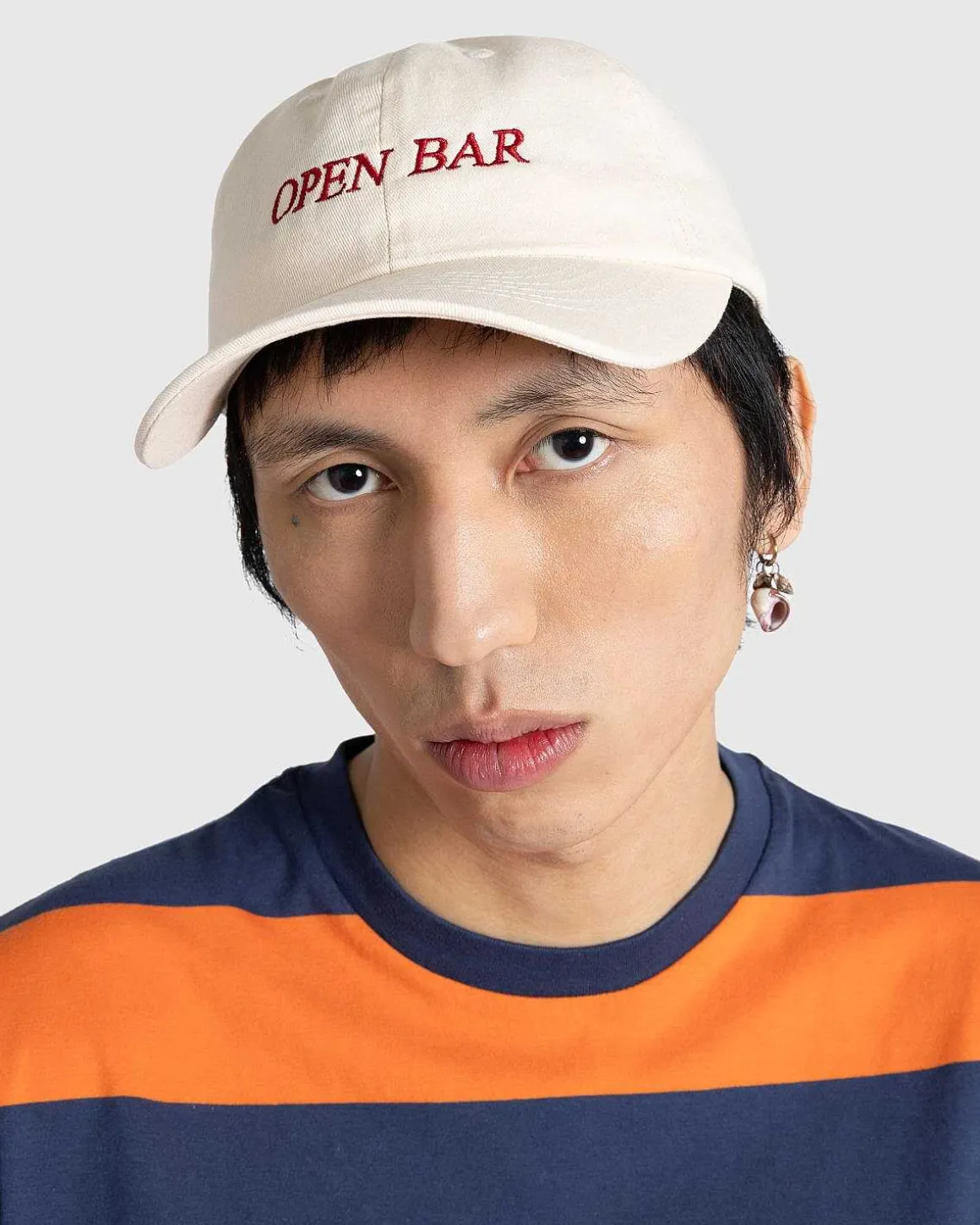 Aben Bar Cap Khaki/Maroon