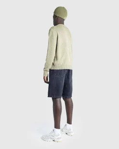 Acid Wash Jumper Olivengron
