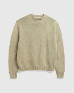 Acid Wash Jumper Olivengron