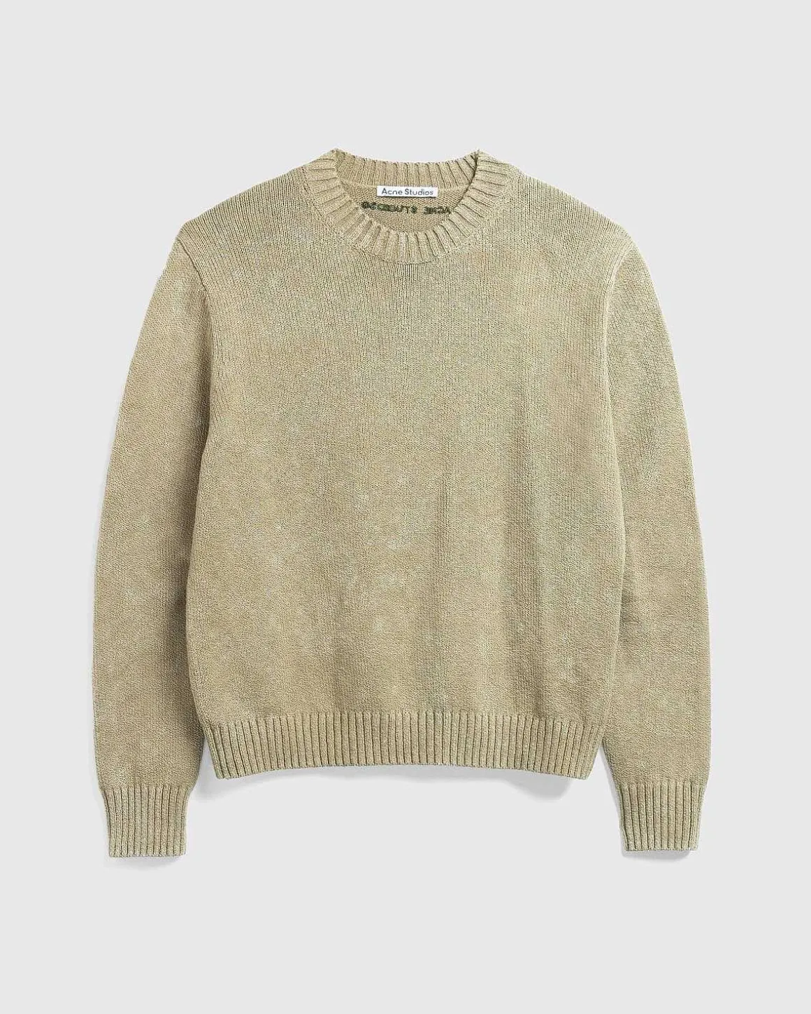 Acid Wash Jumper Olivengron