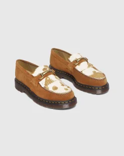 Adrian Snaffle Pecan Brown/Jersey Cow Print