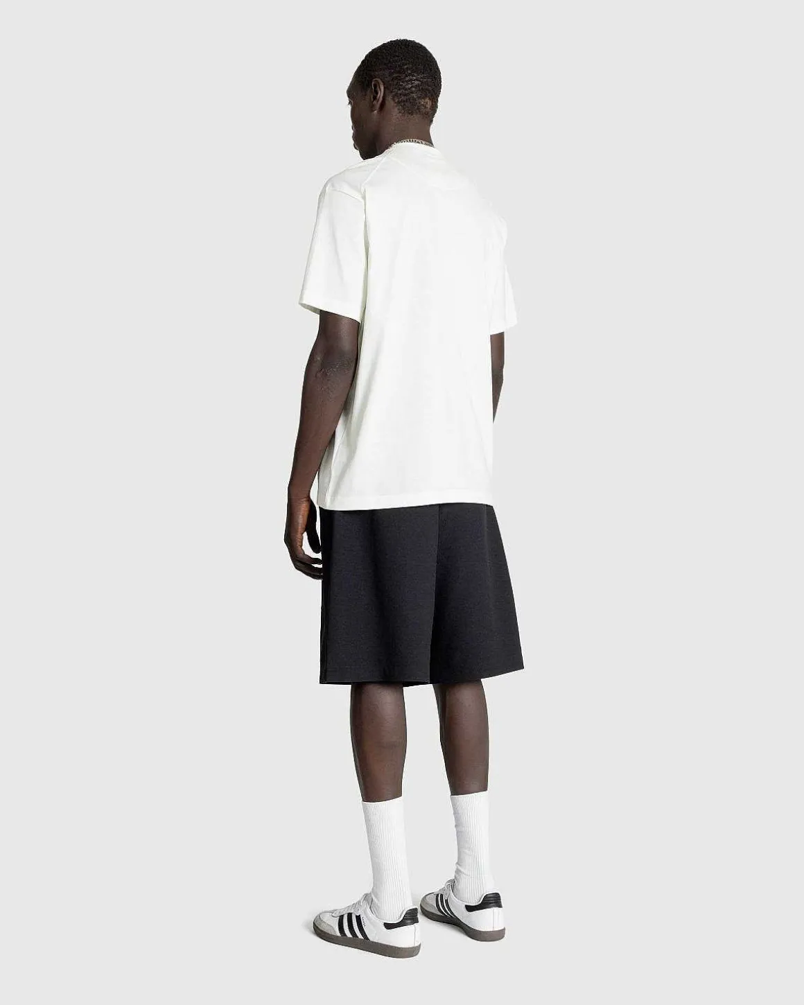 Afslappet Ss Tee Hvid