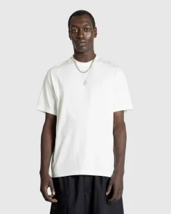 Afslappet Ss Tee Hvid