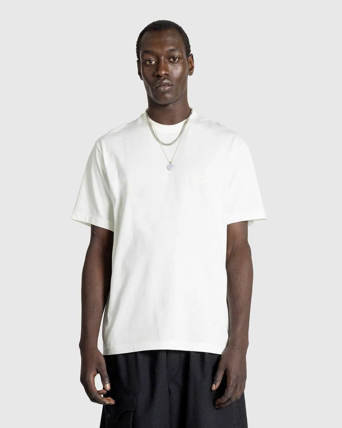 Afslappet Ss Tee Hvid