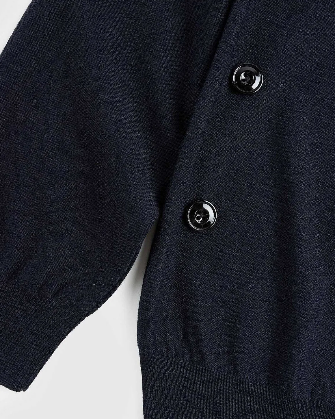 Afslappet Twisted Cardigan Dark Navy