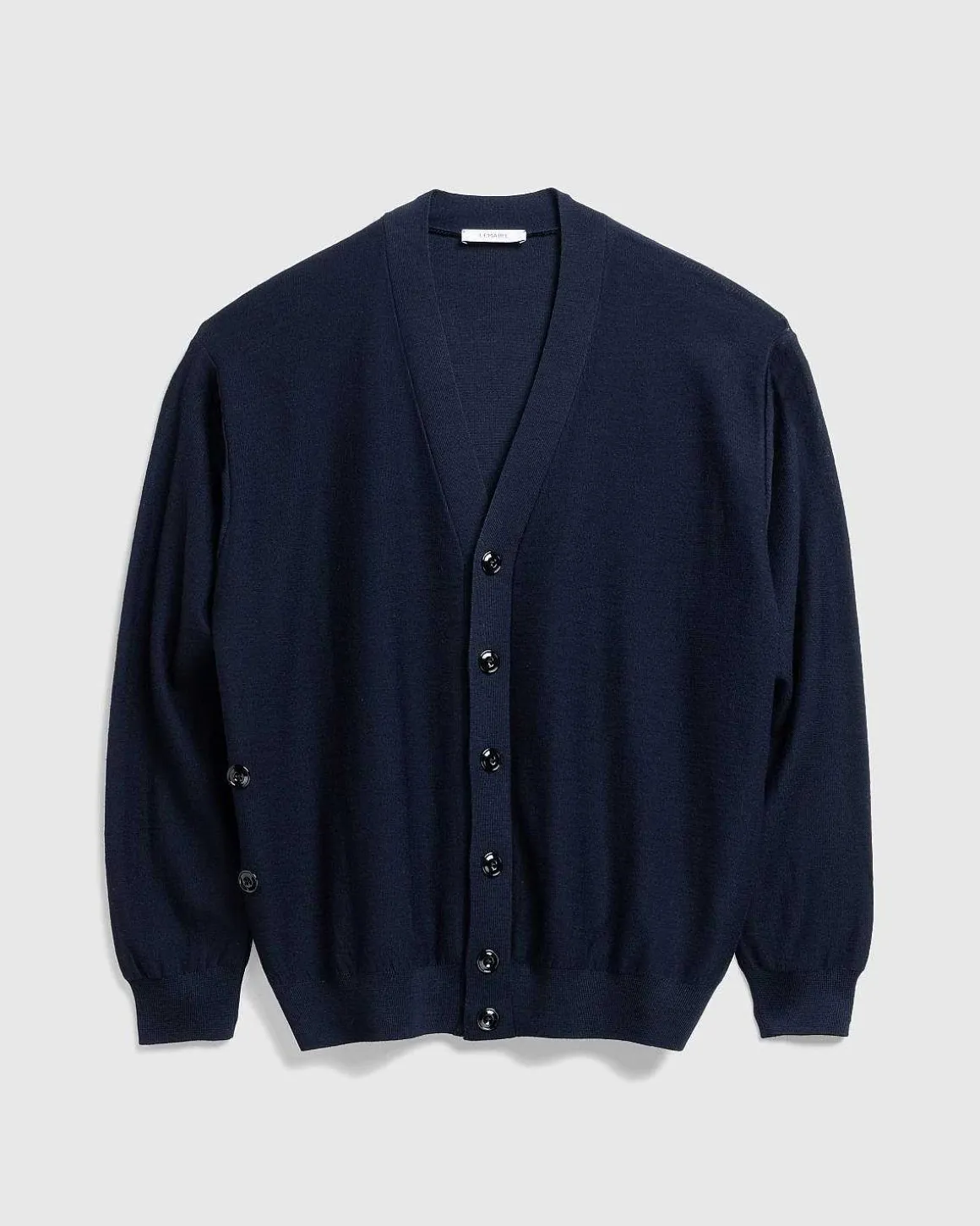 Afslappet Twisted Cardigan Dark Navy