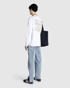 Akvarel Langaermet T-Shirt Hvid