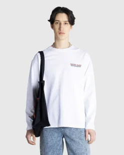 Akvarel Langaermet T-Shirt Hvid