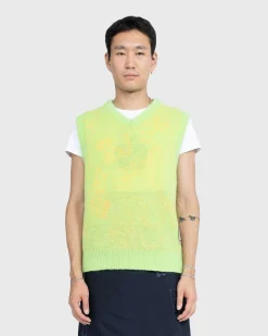 Alpaca Fuzzy Sweater Vest Gron