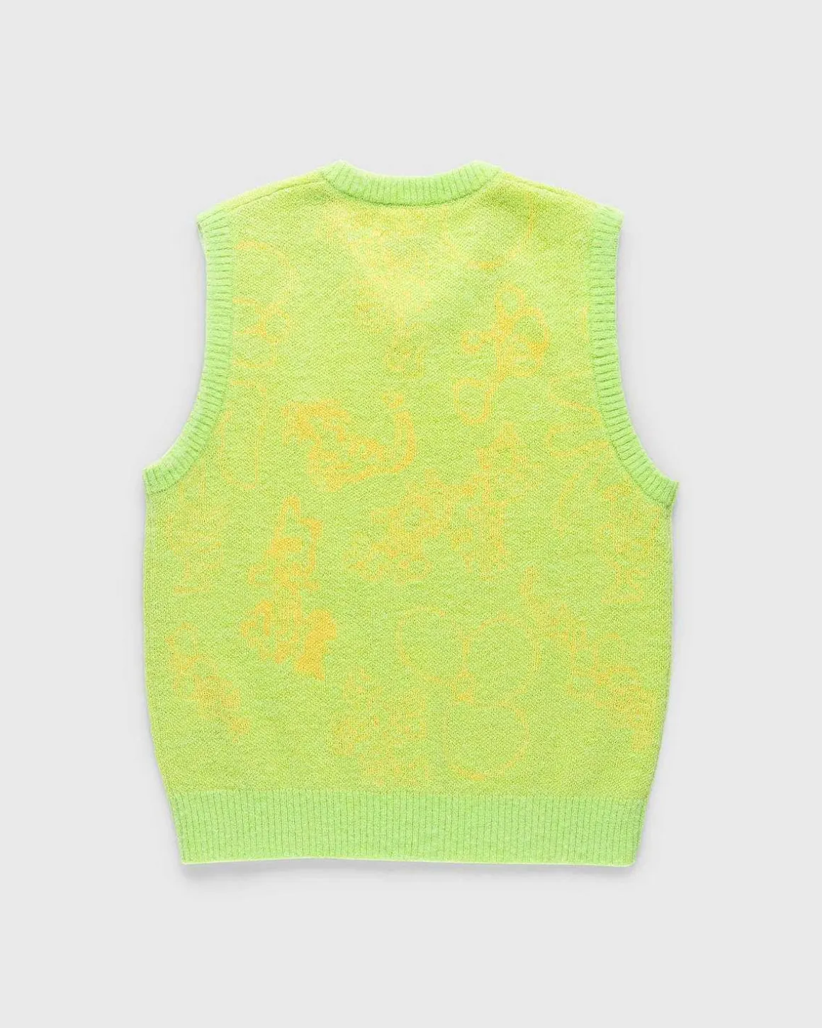 Alpaca Fuzzy Sweater Vest Gron
