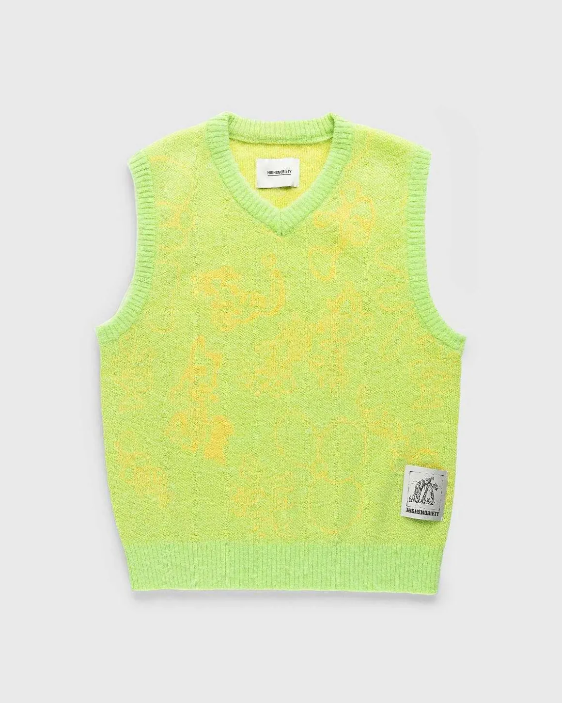 Alpaca Fuzzy Sweater Vest Gron