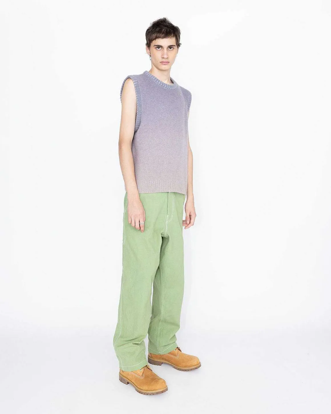 Alpaca Gradient Sweater Vest