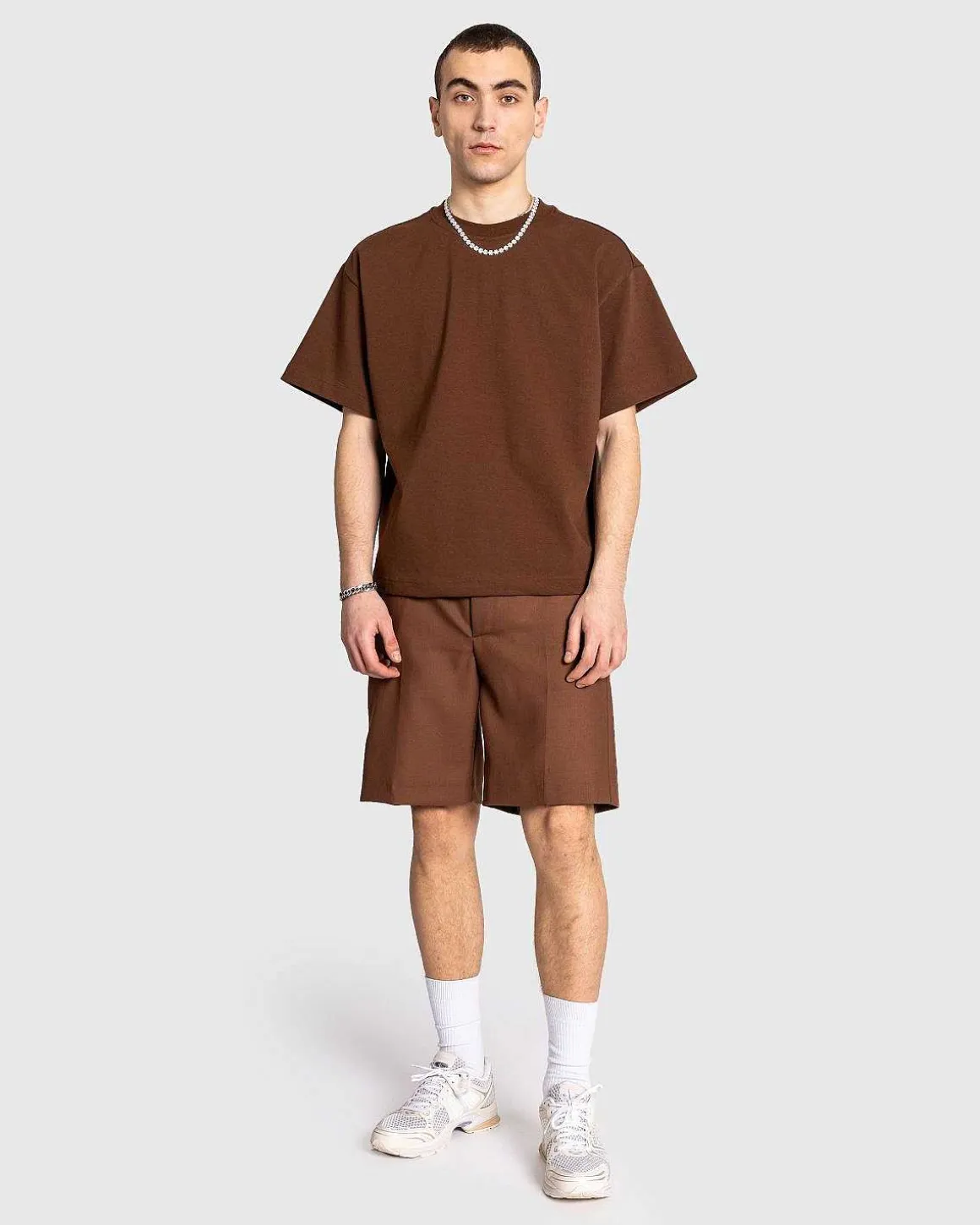 Atelier Tee Heavy Brown Bomuld