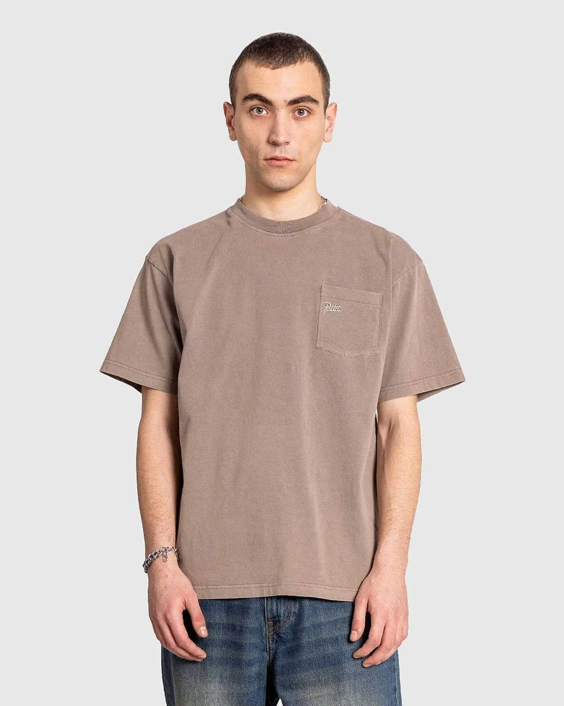 Basic Pocket T-Shirt Driftwood
