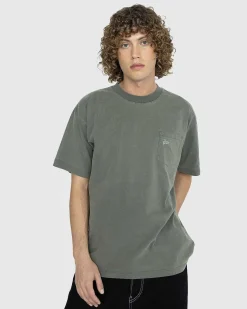 Basic Vaskede Lomme T-Shirt Beetle