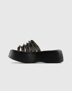 Becky Punk Love Mule Black