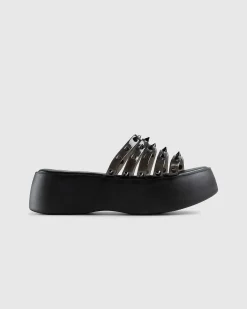Becky Punk Love Mule Black