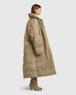 Beige Frakke