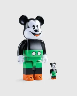Be@Rbrick Mickey Mouse 1930S Plakat 100% & 400% Saet Sort