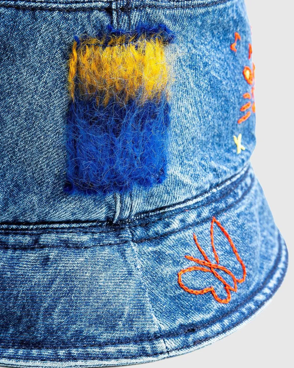 Bio Denim Bucket Hat Iris Blue