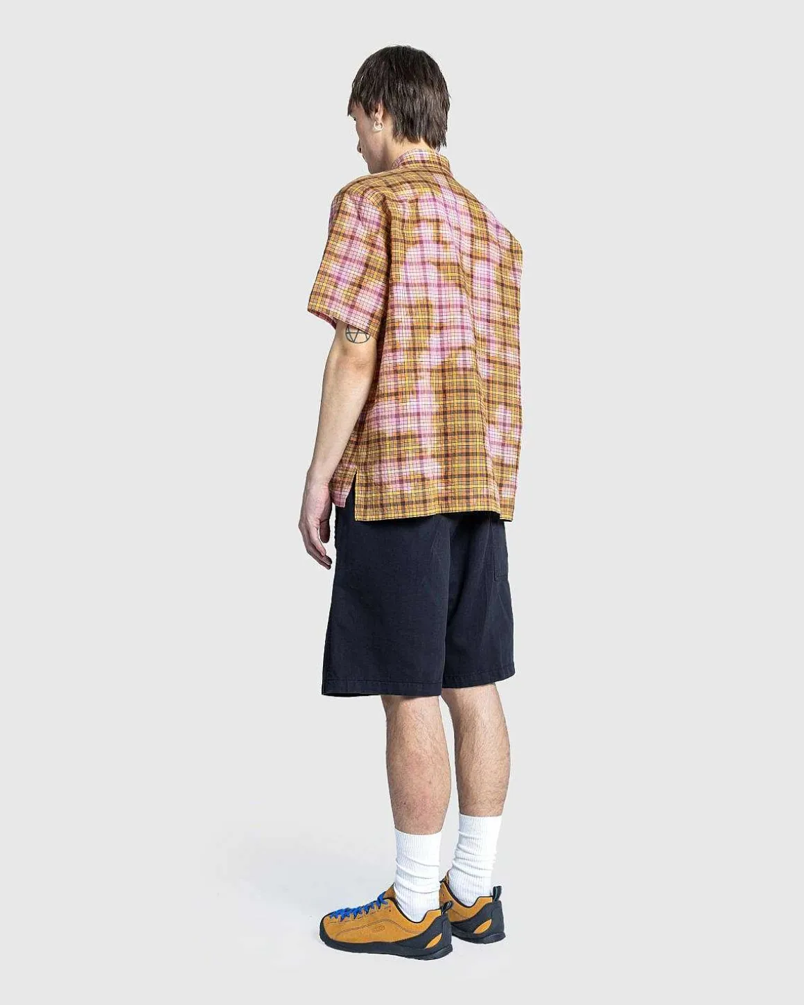 Bleget Zip Shirt Orange