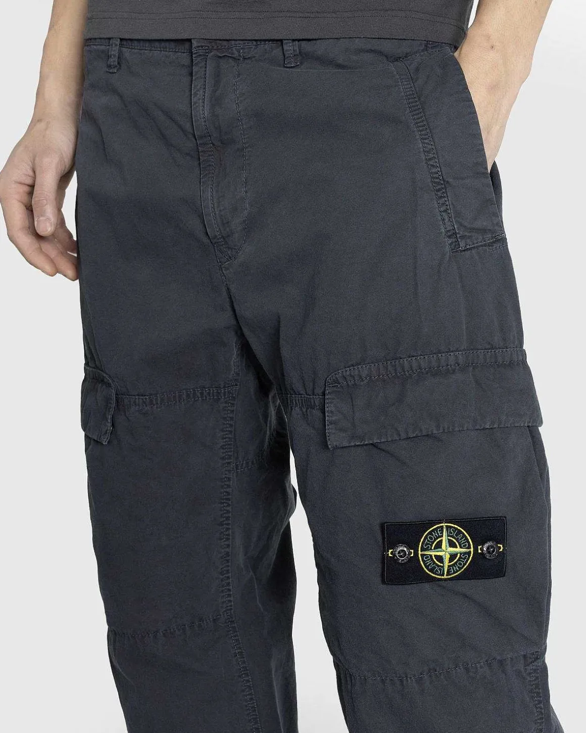 Bomuld Cargo Bukser Charcoal