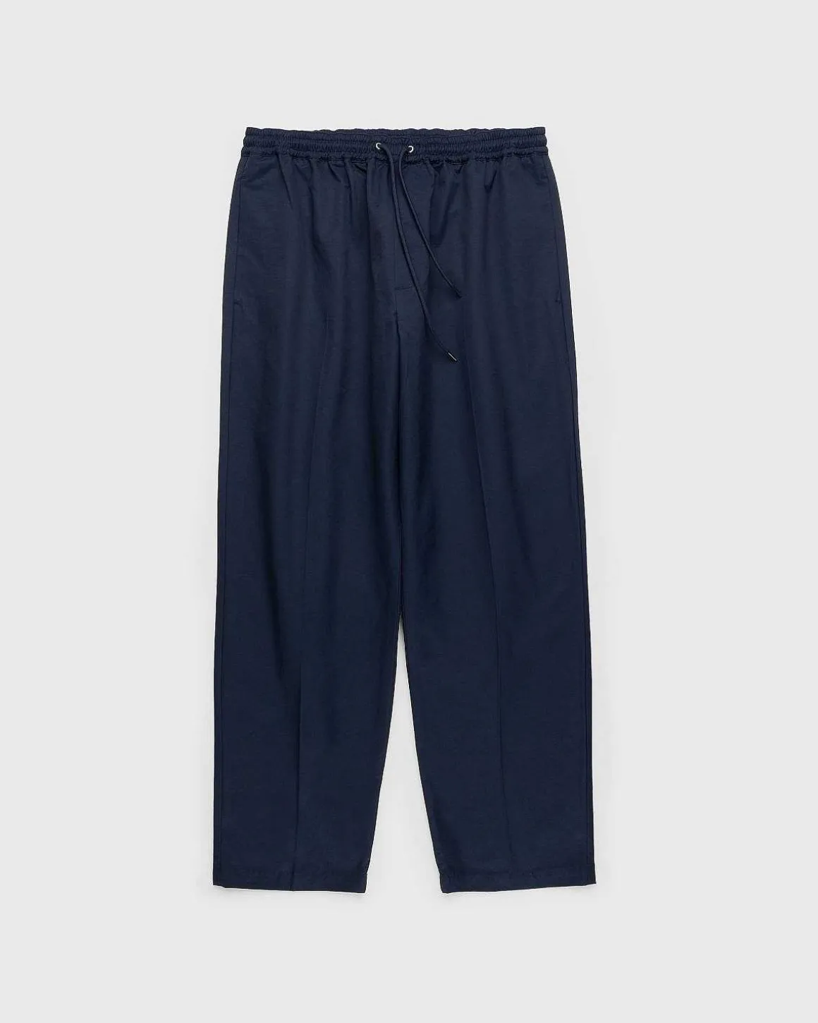 Bomuld Nylon Elastiske Bukser Navy