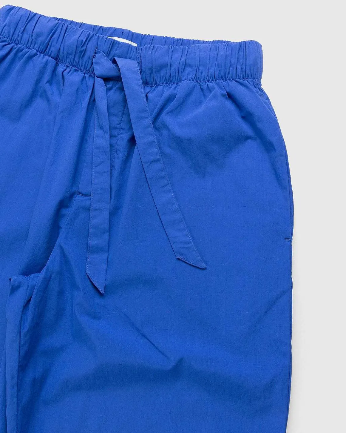 Bomuld Poplin Pyjamas Bukser Royal Blue