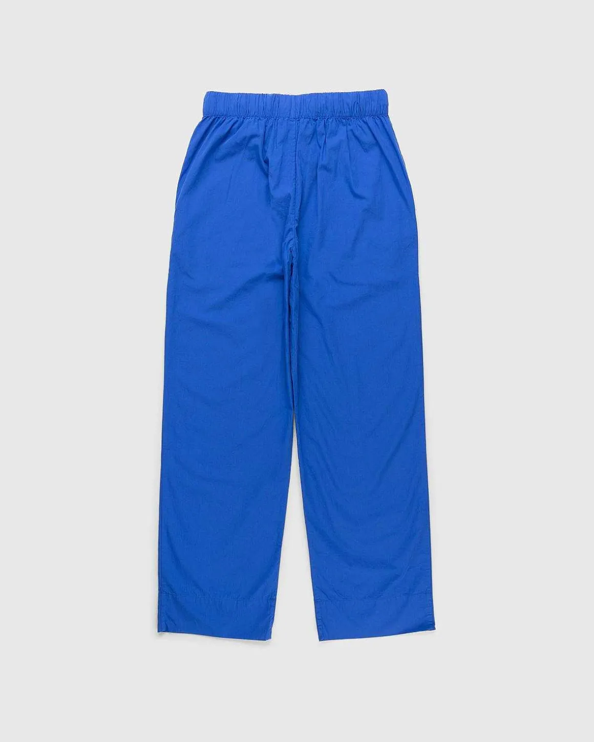Bomuld Poplin Pyjamas Bukser Royal Blue