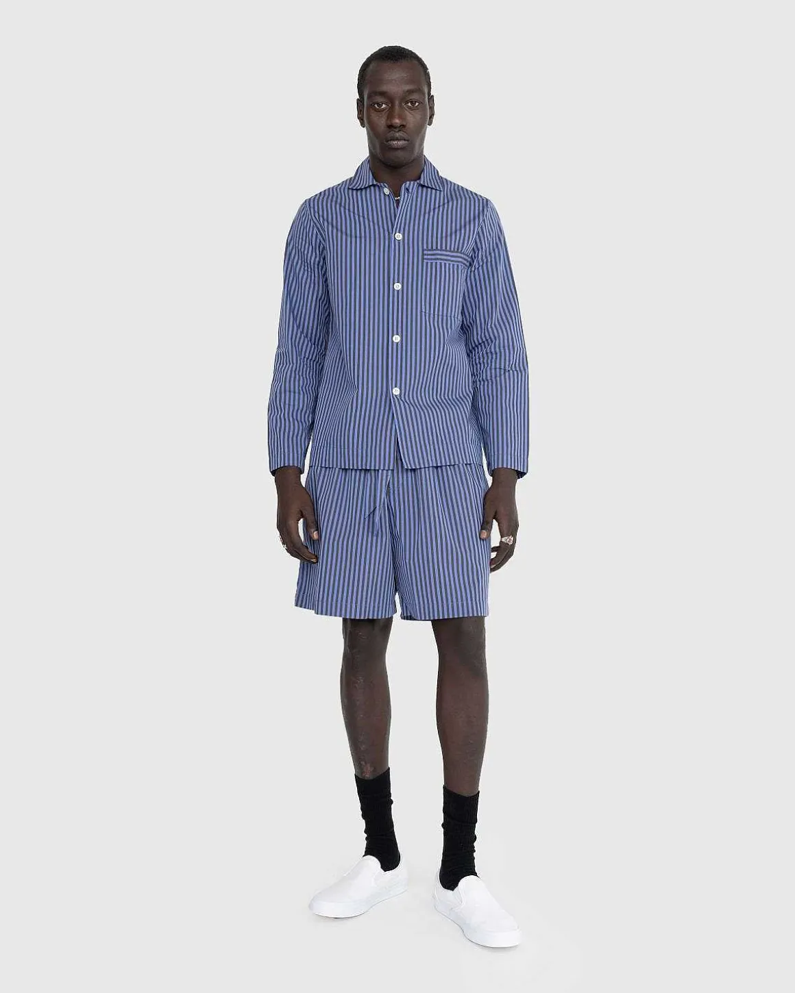 Bomuld Poplin Pyjamas Shorts Verneuil Stripes