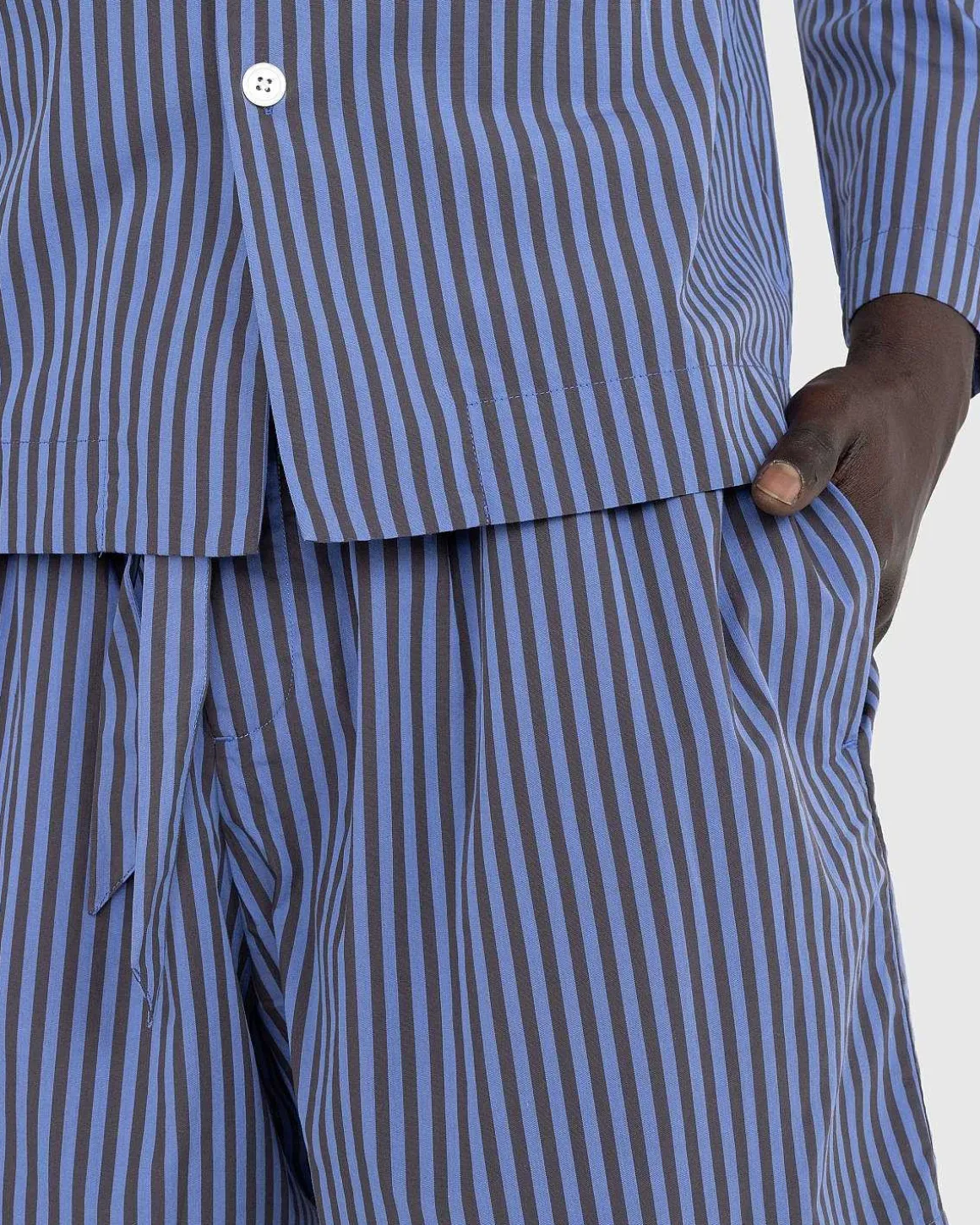 Bomuld Poplin Pyjamas Shorts Verneuil Stripes