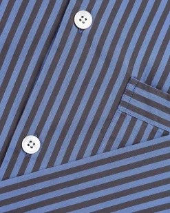 Bomuld Poplin Pyjamas Skjorte Verneuil Stripes