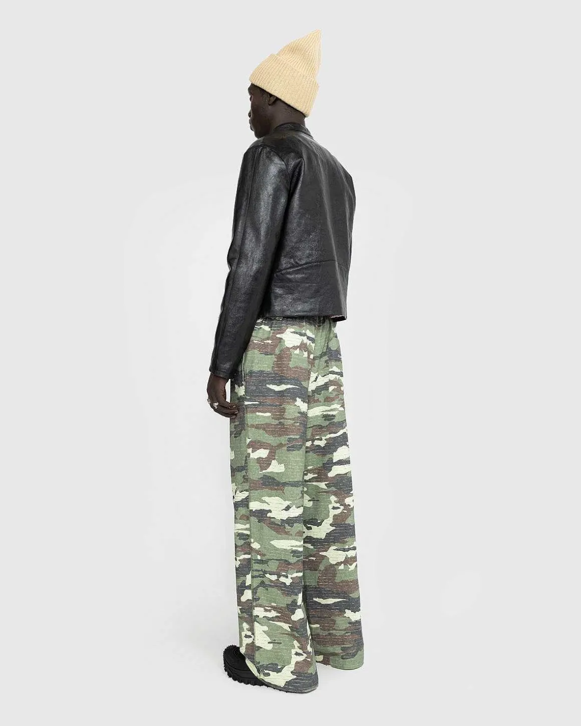 Bomuldsjersey Loungebukser Khaki Gron