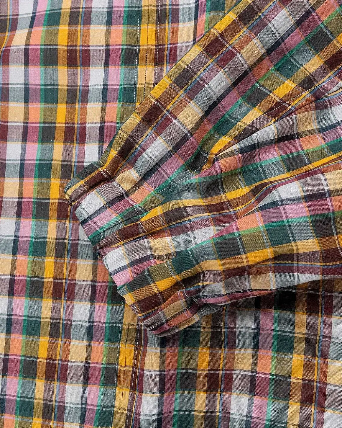 Bomuldsvaevet Blouson Mix Madras Check