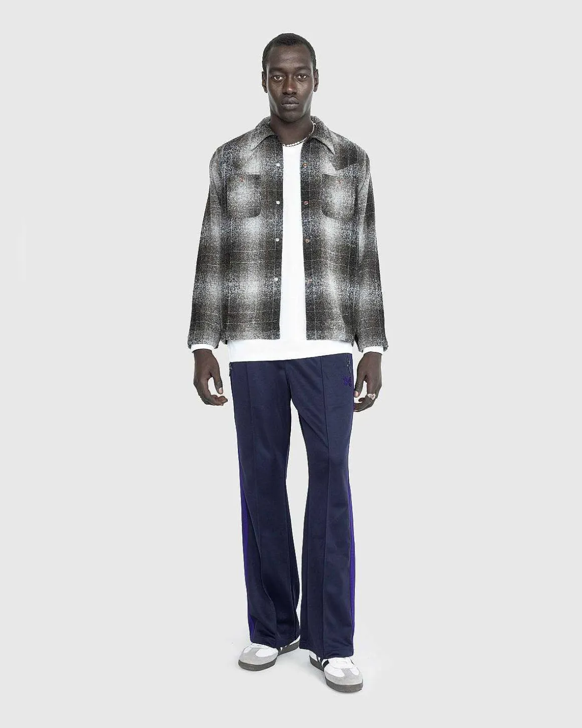 Boot-Cut Track Pant - Poly Glat