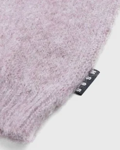 Borstet Alpaca Cardigan Pale Rose