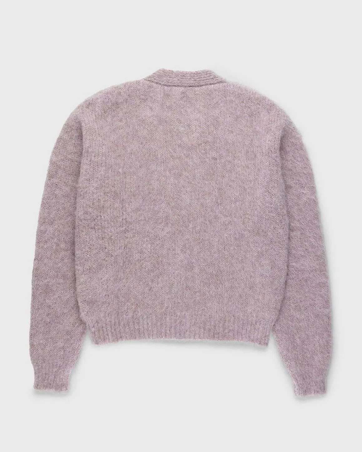 Borstet Alpaca Cardigan Pale Rose