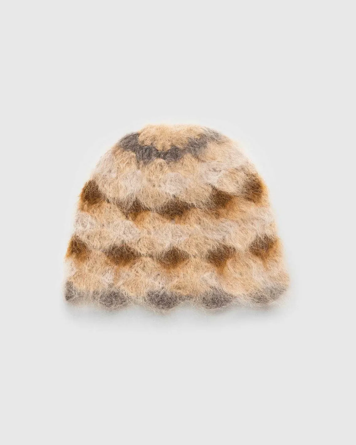 Borstet Mohair Muslingeskal Bucket Hat Desert Camo