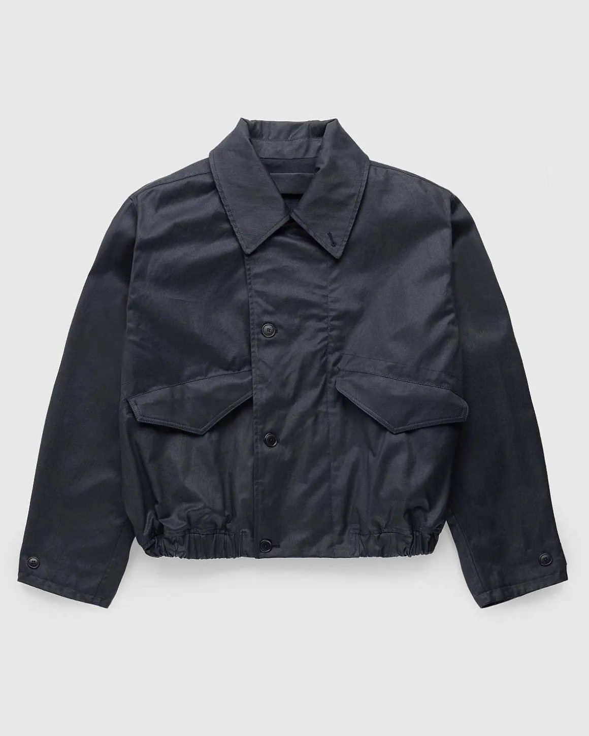 Boxy Blouson Midnight Green