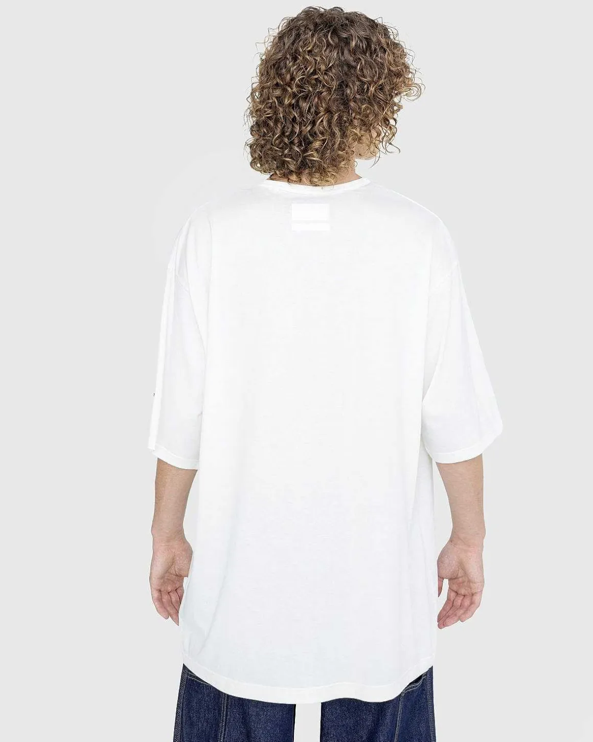 Boxy Bomuld T-Shirt Off White