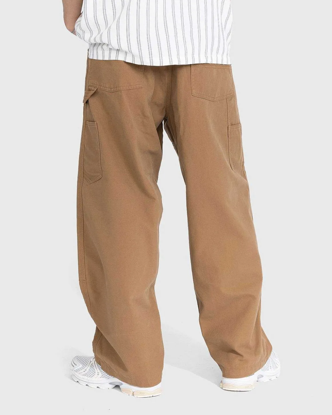 Bredt Panel Bukser Skyllet Hamilton Brown