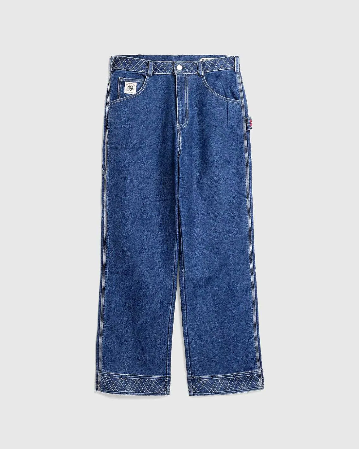 Broderet Denim Knolly Brook Trouser Indigo