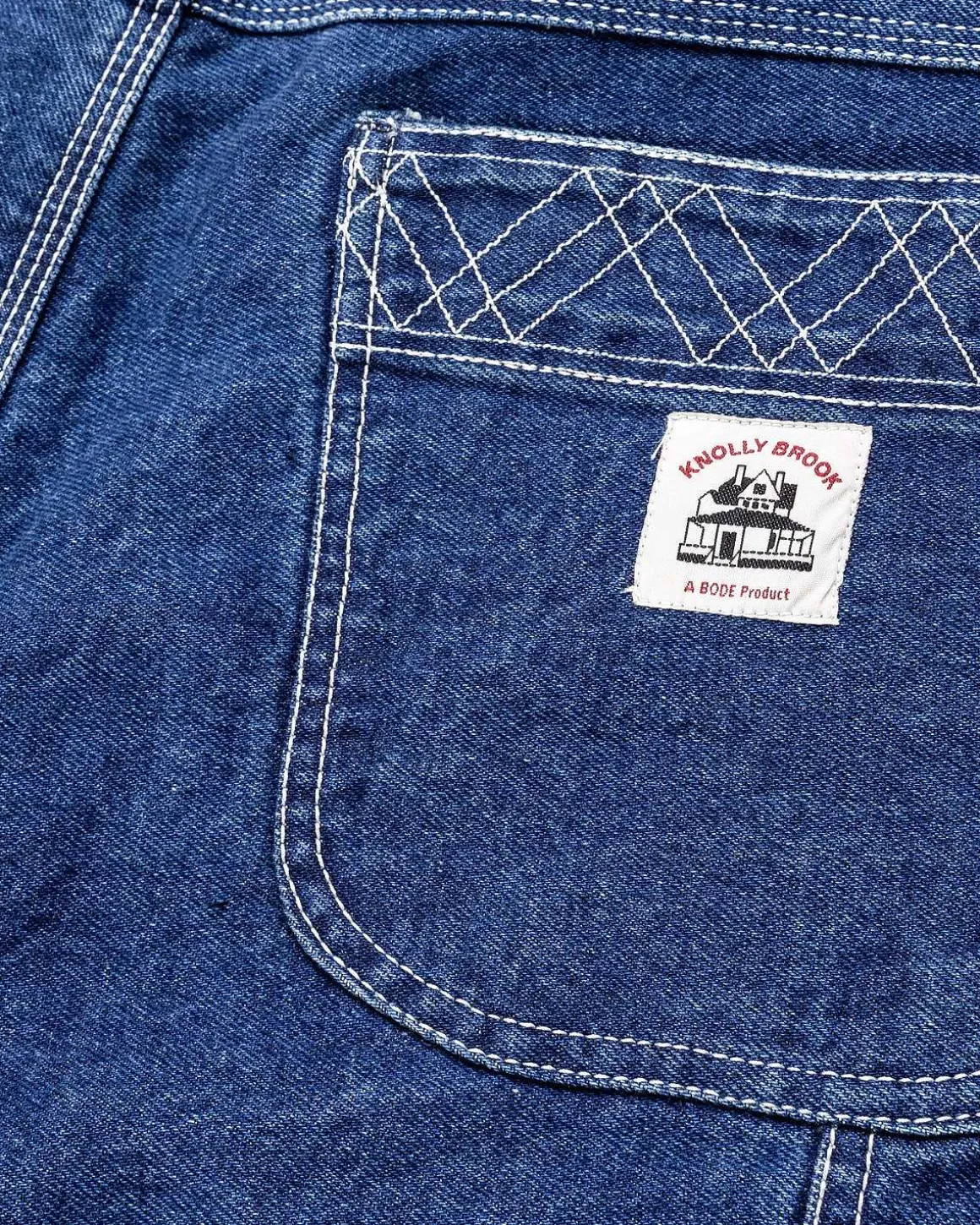 Broderet Denim Knolly Brook Trouser Indigo