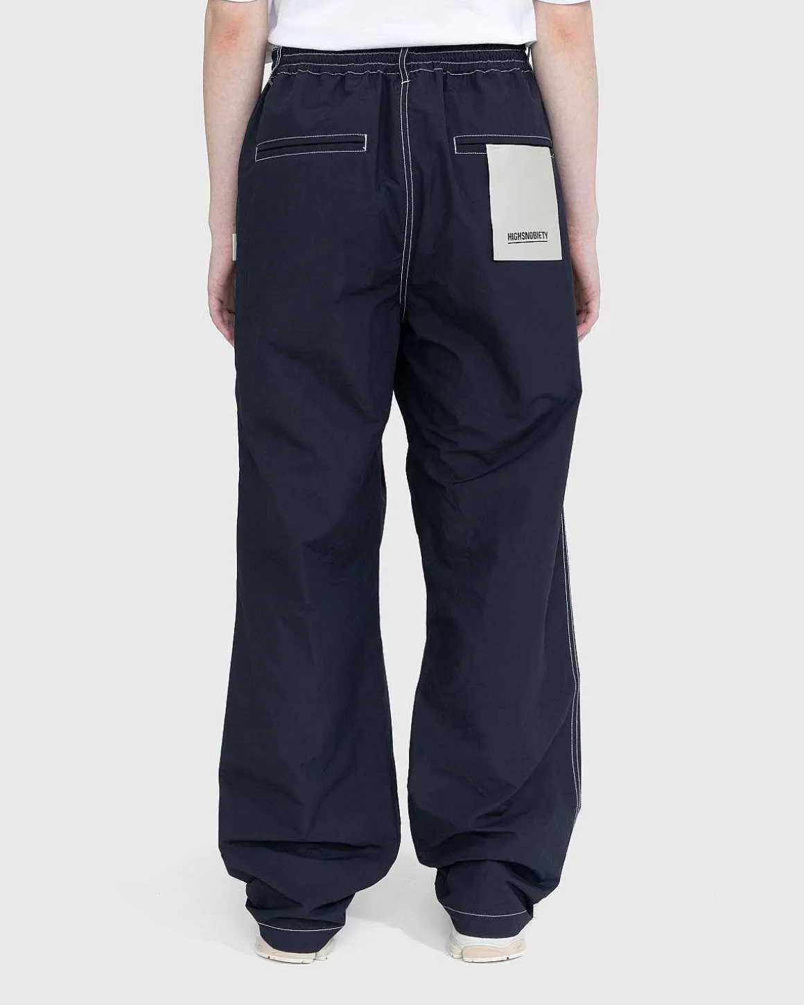 Bukser Med Kontrastsom Navy