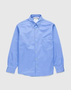 Button-Up Overshirt Kornblomst Bla