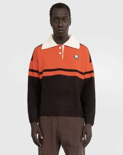 Calm Polo Chestnut Brown/Ivory/Ruby Red