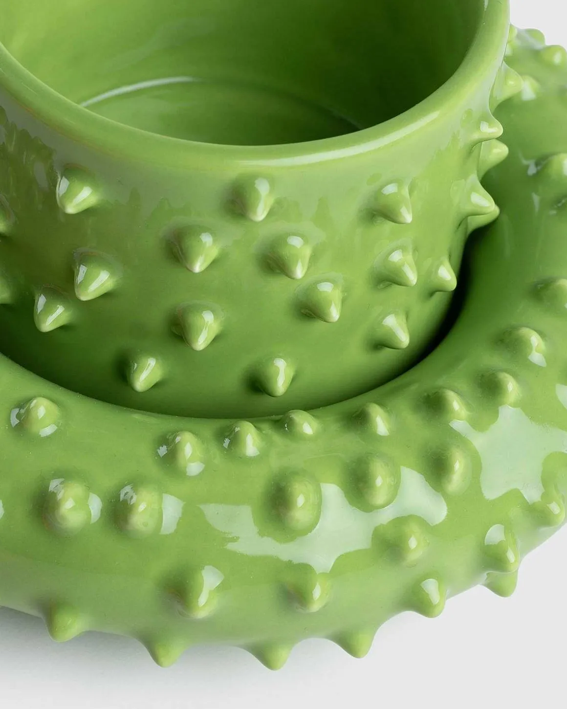 Chunky Cup Spiky Green
