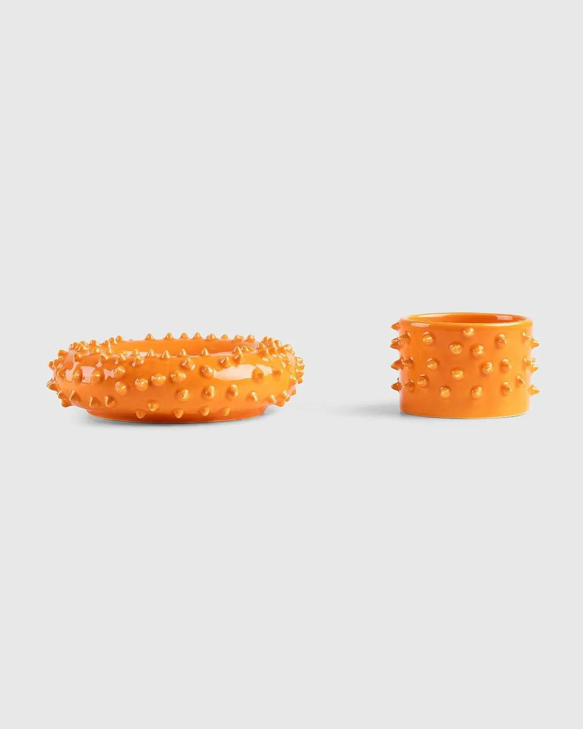Chunky Cup Spiky Orange