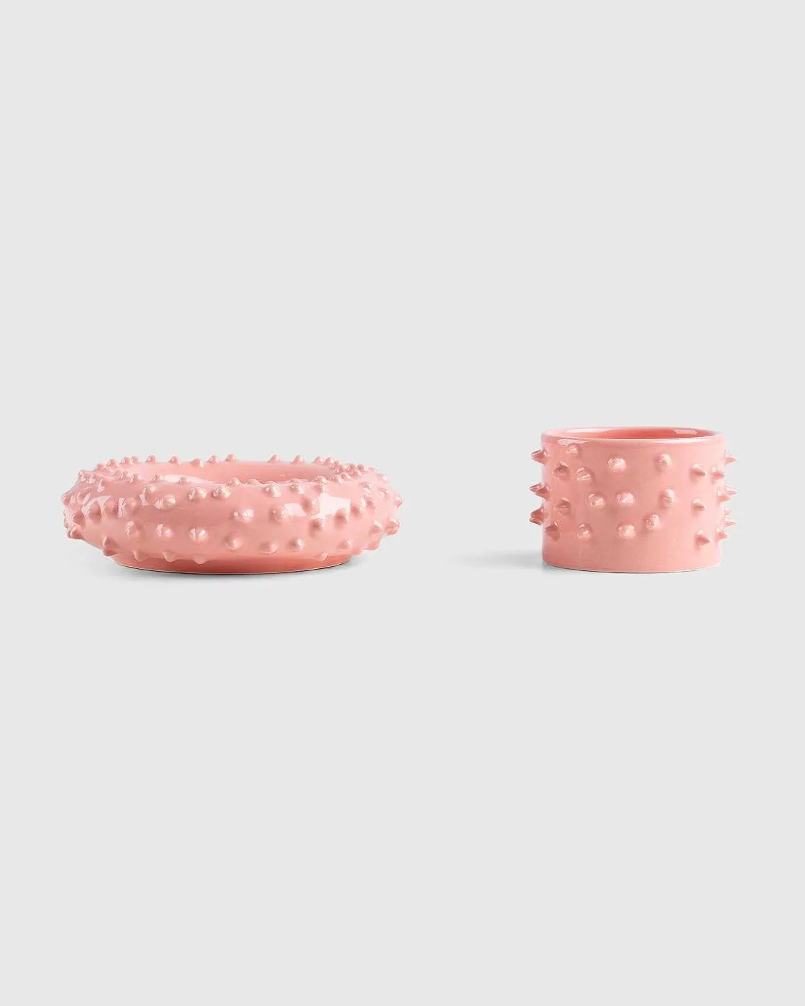 Chunky Cup Spiky Pink