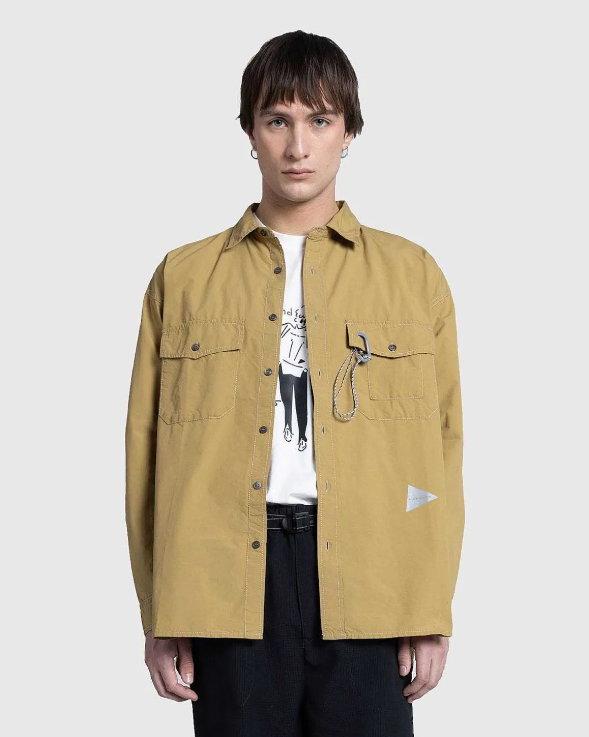 Cordura Skrivemaskine Ls Skjorte Beige